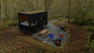A Postcard Cabins tiny cabin accommodation